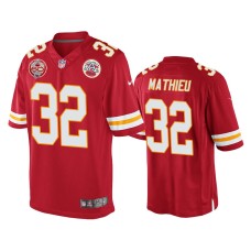 Men's Kansas City Chiefs #32 Tyrann Mathieu Red 60th Season Game Jersey