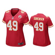 Women's Kansas City Chiefs #49 Red Daniel Sorensen Nike Game Jersey