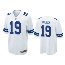 Men's Dallas Cowboys #19 Wihte Men's Amari Cooper Nike Game Jersey