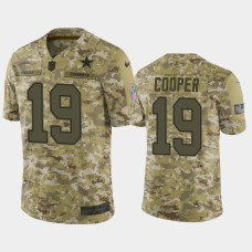 Men's Dallas Cowboys #19 Amari Cooper Nike Salute to Service Jersey - Camo