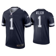 Men's Dallas Cowboys #1 Cedrick Wilson Navy Legend Jersey