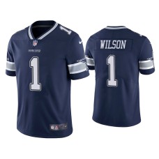 Men's Dallas Cowboys #1 Cedrick Wilson Vapor Limited Navy Jersey