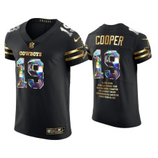 Men's Dallas Cowboys #19 Amari Cooper Black Career Highlights Jersey