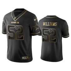 Men's Dallas Cowboys #52 2019 Golden Edition Vapor Untouchable Limited Connor Williams Black Jersey