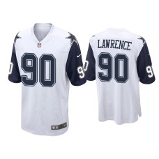 Men's Dallas Cowboys #90 DeMarcus Lawrence White Alternate Game Jersey