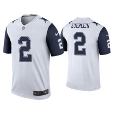 Men's Dallas Cowboys #2 Color Rush Legend Greg Zuerlein White Jersey