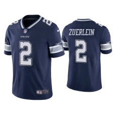 Men's Dallas Cowboys #2 Greg Zuerlein Vapor Limited Navy Jersey