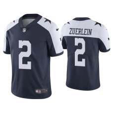 Men's Dallas Cowboys #2 Greg Zuerlein Vapor Limited Navy Jersey