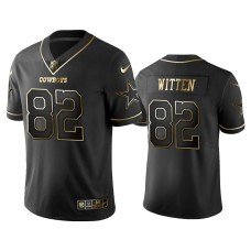 Men's Dallas Cowboys #82 2019 Golden Edition Vapor Untouchable Limited Jason Witten Black Jersey