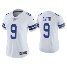 Women's Dallas Cowboys #9 Vapor Limited Jaylon Smith White Jersey