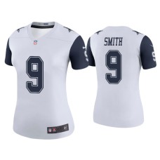 Women's Dallas Cowboys #9 Color Rush Legend Jaylon Smith White Jersey