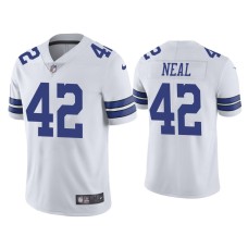 Men's Dallas Cowboys #42 Keanu Neal Vapor Limited White Jersey