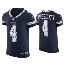 Men's Dallas Cowboys #4 Dak Prescott Navy Vapor Elite Jersey