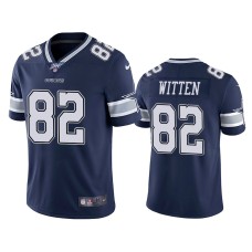 Men's Dallas Cowboys #82 Jason Witten 100th Season Navy Vapor Limited Jersey