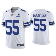 Men's Dallas Cowboys #55 60th Anniversary Leighton Vander Esch White Limited Jersey