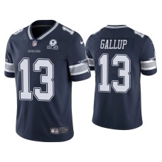 Men's Dallas Cowboys #13 60th Anniversary Michael Gallup Navy Limited Jersey