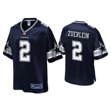 Men's Dallas Cowboys #2 Greg Zuerlein Navy Pro Line Jersey