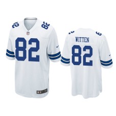 Men's Dallas Cowboys #82 Jason Witten White Game Jersey