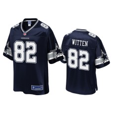 Men's Dallas Cowboys #82 Jason Witten Navy Pro Line Jersey