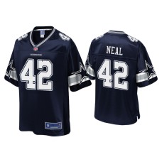 Men's Dallas Cowboys #42 Keanu Neal Navy Pro Line Jersey