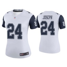 Women's Dallas Cowboys #24 Color Rush Legend Kelvin Joseph White Jersey