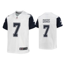 Youth Dallas Cowboys #7 Trevon Diggs White Alternate Game Jersey