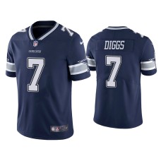 Men's Dallas Cowboys #7 Trevon Diggs Vapor Limited Navy Jersey