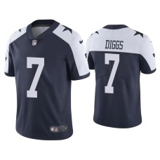 Men's Dallas Cowboys #7 Trevon Diggs Vapor Limited Navy Jersey