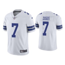 Men's Dallas Cowboys #7 Trevon Diggs Vapor Limited White Jersey