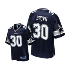 Youth Dallas Cowboys #30 Navy Anthony Brown Pro Line Jersey