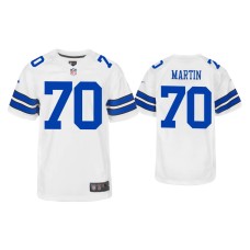 Youth Dallas Cowboys #70 Zack Martin White Game Jersey