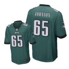 Men's Philadelphia Eagles #65 Green Lane Johnson Nike Game Jersey