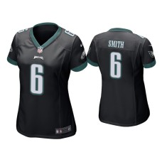 Women's Philadelphia Eagles #6 DeVonta Smith Black Game Jersey