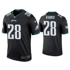 Men's Philadelphia Eagles #28 Color Rush Legend Anthony Harris Black Jersey