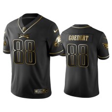 Men's Philadelphia Eagles #88 2019 Golden Edition Vapor Untouchable Limited Dallas Goedert Black Jersey's