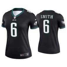 Women's Philadelphia Eagles #6 DeVonta Smith Black Legend Jersey