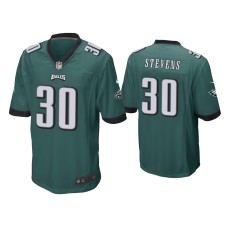 Men's Philadelphia Eagles #30 JaCoby Stevens Green Game Jersey