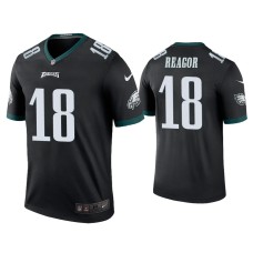 Men's Philadelphia Eagles #18 Color Rush Legend Jalen Reagor Black Jersey