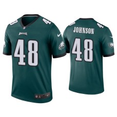 Men's Philadelphia Eagles #48 Patrick Johnson Green Legend Jersey