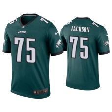 Men's Philadelphia Eagles #75 Tarron Jackson Green Legend Jersey