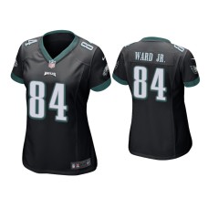 Women's Philadelphia Eagles #84 Greg Ward Jr. Black Game Jersey