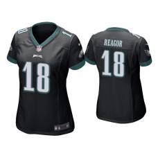 Men's Philadelphia Eagles #18 Jalen Reagor Black 2020 NFL Draft Game Jersey