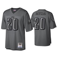 Men's Philadelphia Eagles #20 Brian Dawkins Charcoal 2004 Metal Legacy Retired Player Jersey