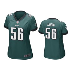 Women's Philadelphia Eagles #56 Green Chris Long Nike Game Jersey