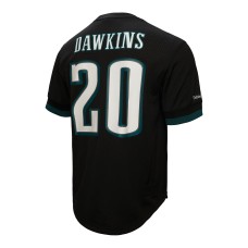 Brian Dawkins Philadelphia Eagles Mitchell & Ness Retired Player Name & Number Mesh Top - Black