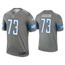 Men's Detroit Lions #73 Jonah Jackson Steel Legend Jersey