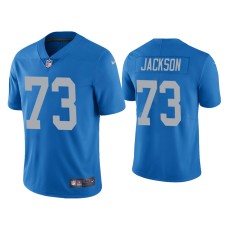 Men's Detroit Lions #73 Jonah Jackson Vapor Limited Blue Jersey