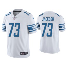 Men's Detroit Lions #73 Jonah Jackson Vapor Limited White Jersey