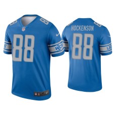 Men's Detroit Lions #88 T.J. Hockenson Blue Legend Jersey