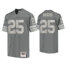 Men's Detroit Lions #25 Will Harris Charcoal 1996 Metal Replica Jersey